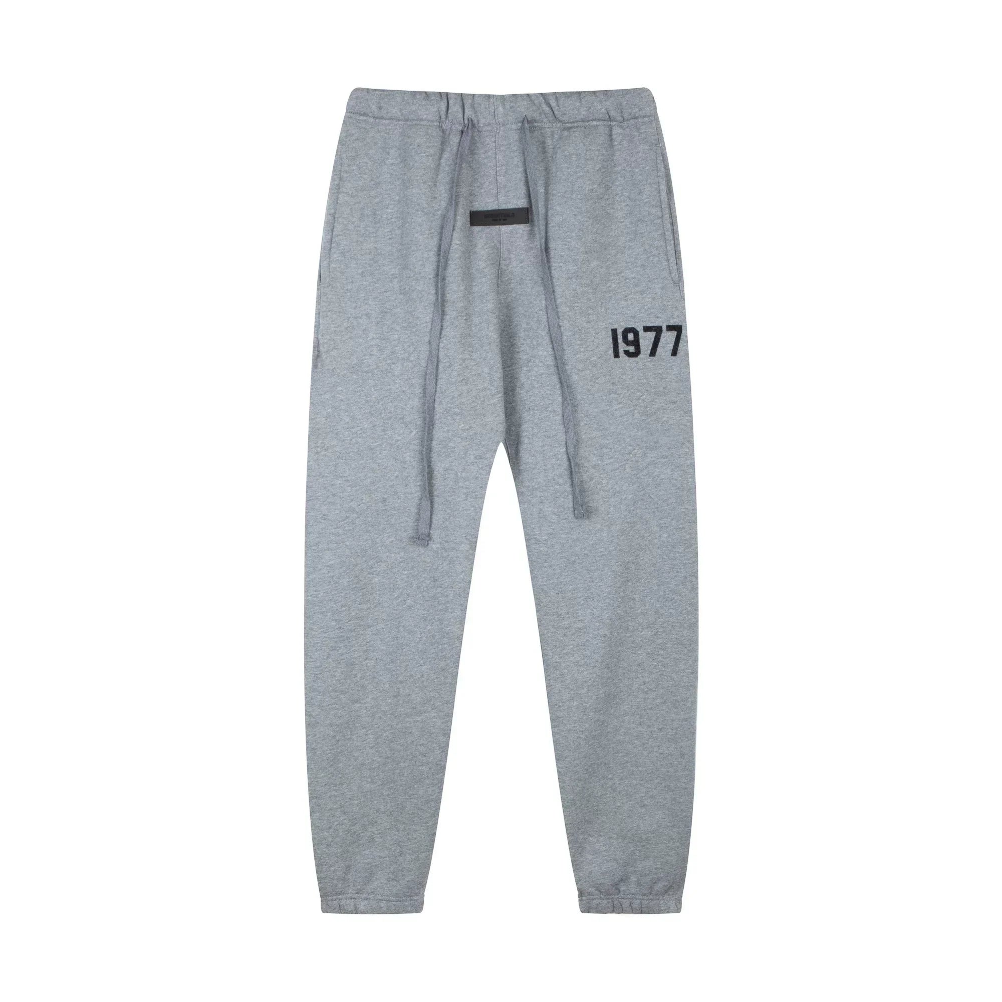 Fog autumn/winter hoodie, sweatpants, long pants with fleece hoodie, versatile letter essentials, loose and trendy ins top (35)