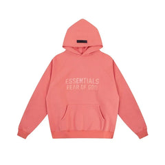 Fog autumn/winter hoodie, sweatpants, long pants with fleece hoodie, versatile letter essentials, loose and trendy ins top (47)
