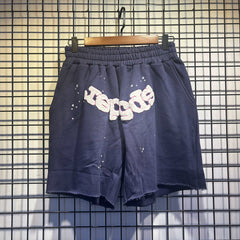 Sp5der shorts American trendy ins niche versatile sweet spider web 555 digital design cartoon summer pants (2)