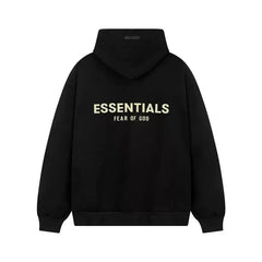 FOG ESSENTIALS Fashion High Street Letter Plush Autumn/Winter Casual Plush Hooded Sweatshirt Pants Set for Men (5)