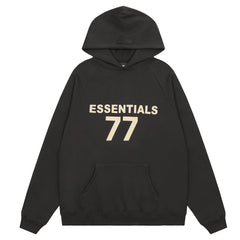 FOG double line heavyweight high street trendy brand hooded sweatshirt with plush loose sweatshirt jacket suitable for men and women, youthful and popular style (28)