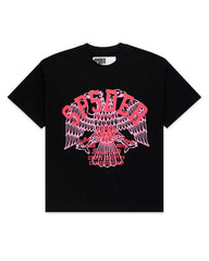 Sp5der Champions League Slub Tee Black