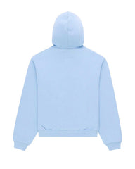 Sp5der OG Logo Mixed Stone Zip Up Hoodie Rock Blue