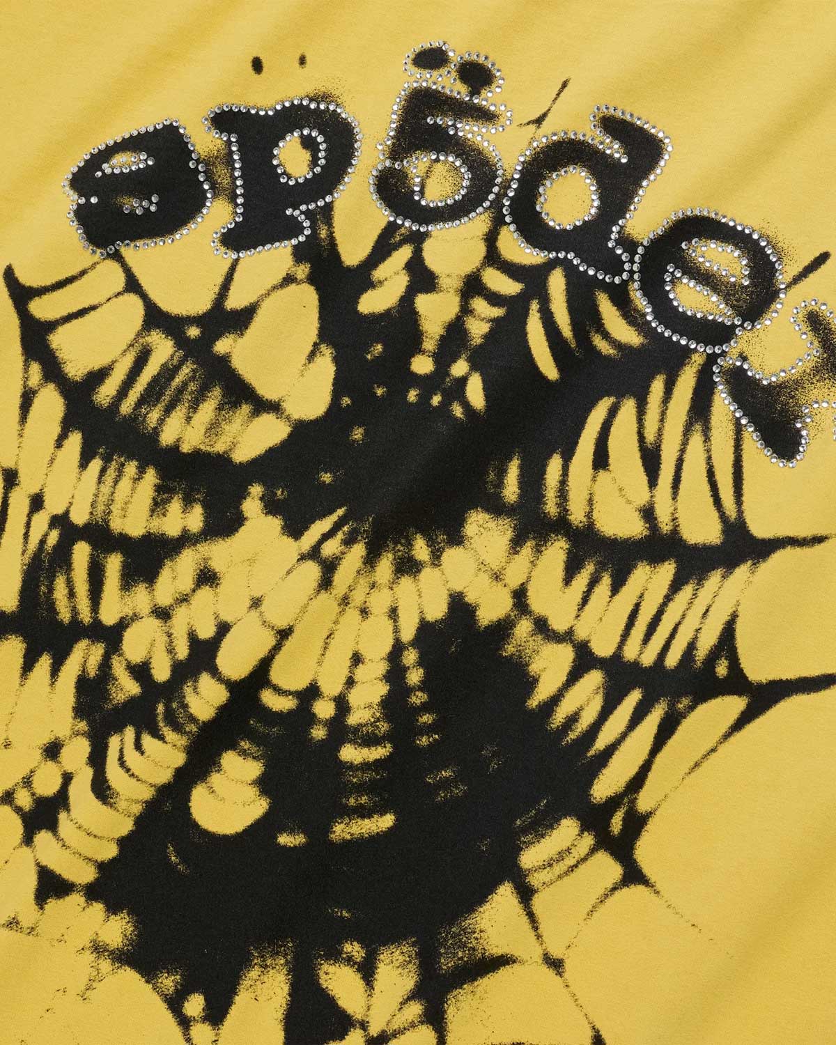 Sp5der Scattered OG Web v2 Tee Yellow