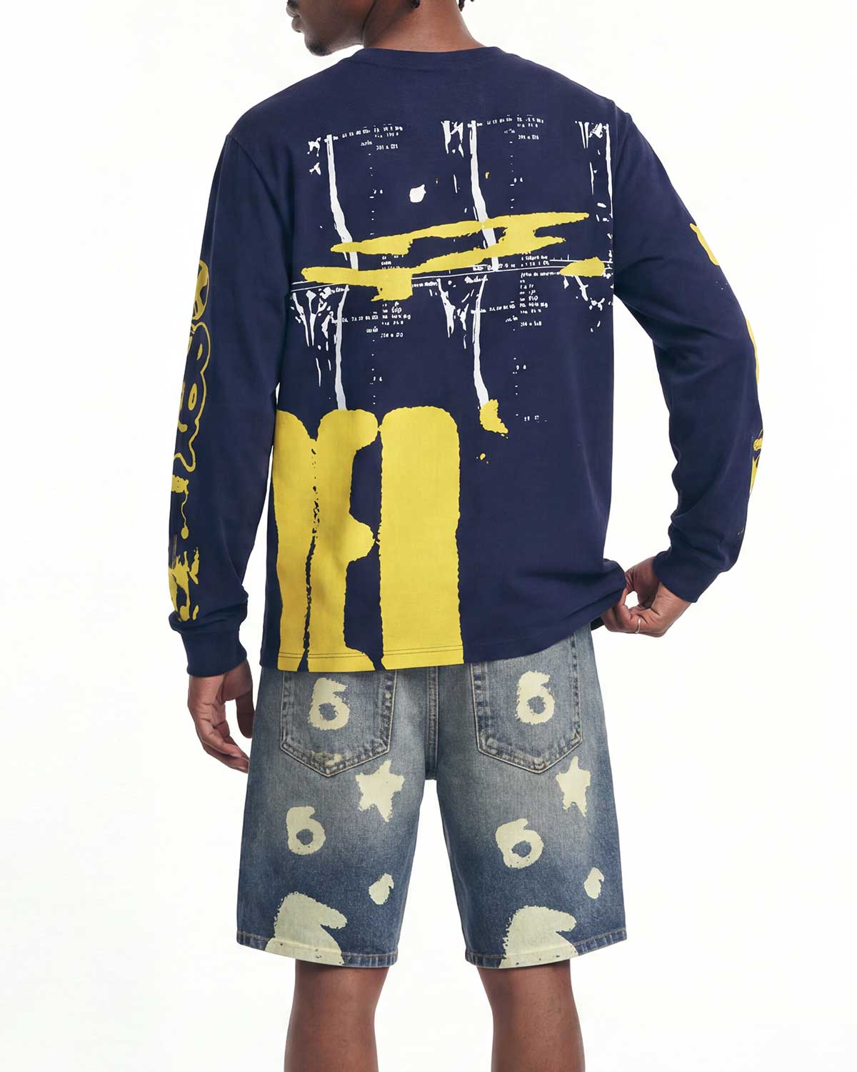 Sp5der X-ray L/S Tee Navy
