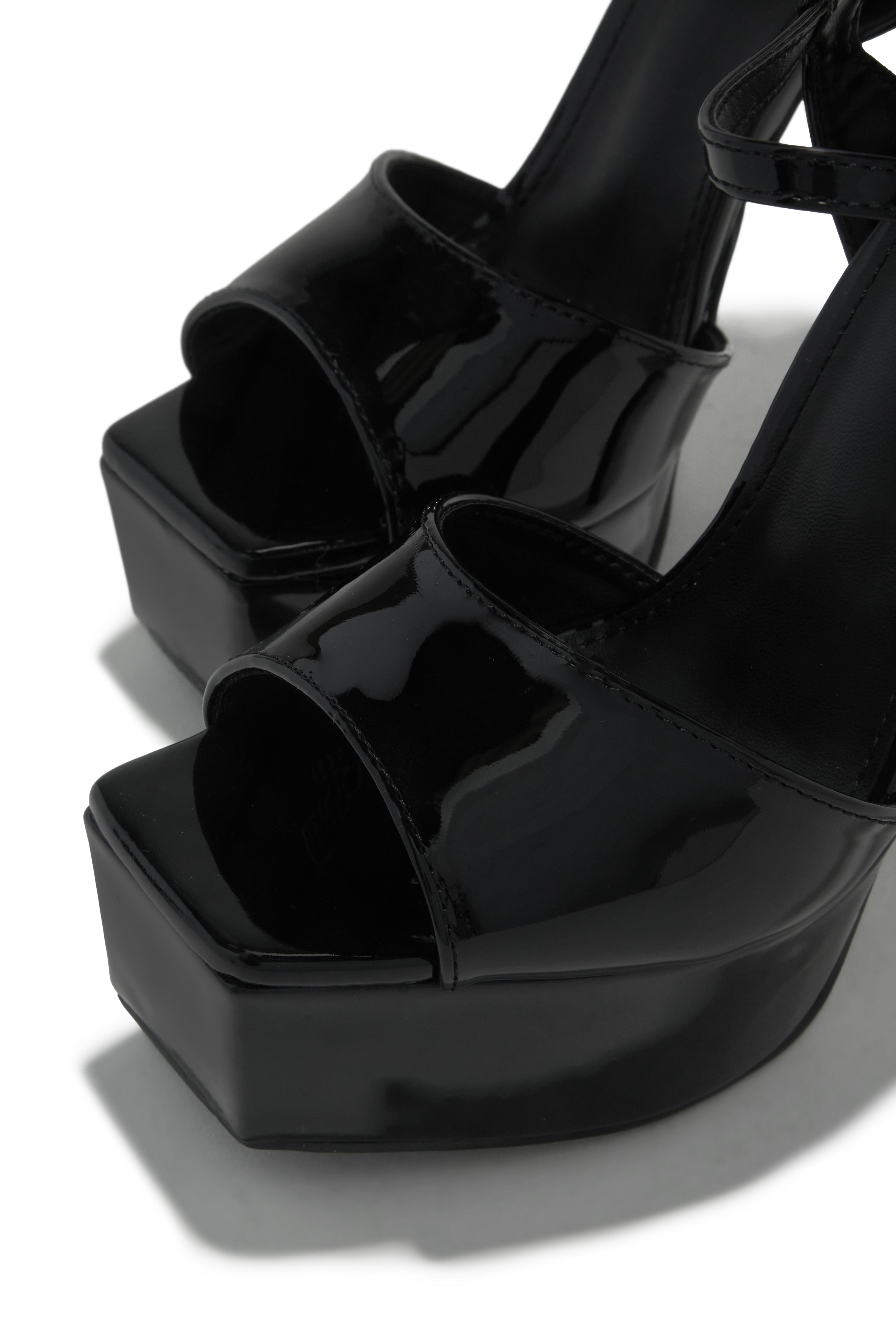 Paulina Platform High Heels - Black
