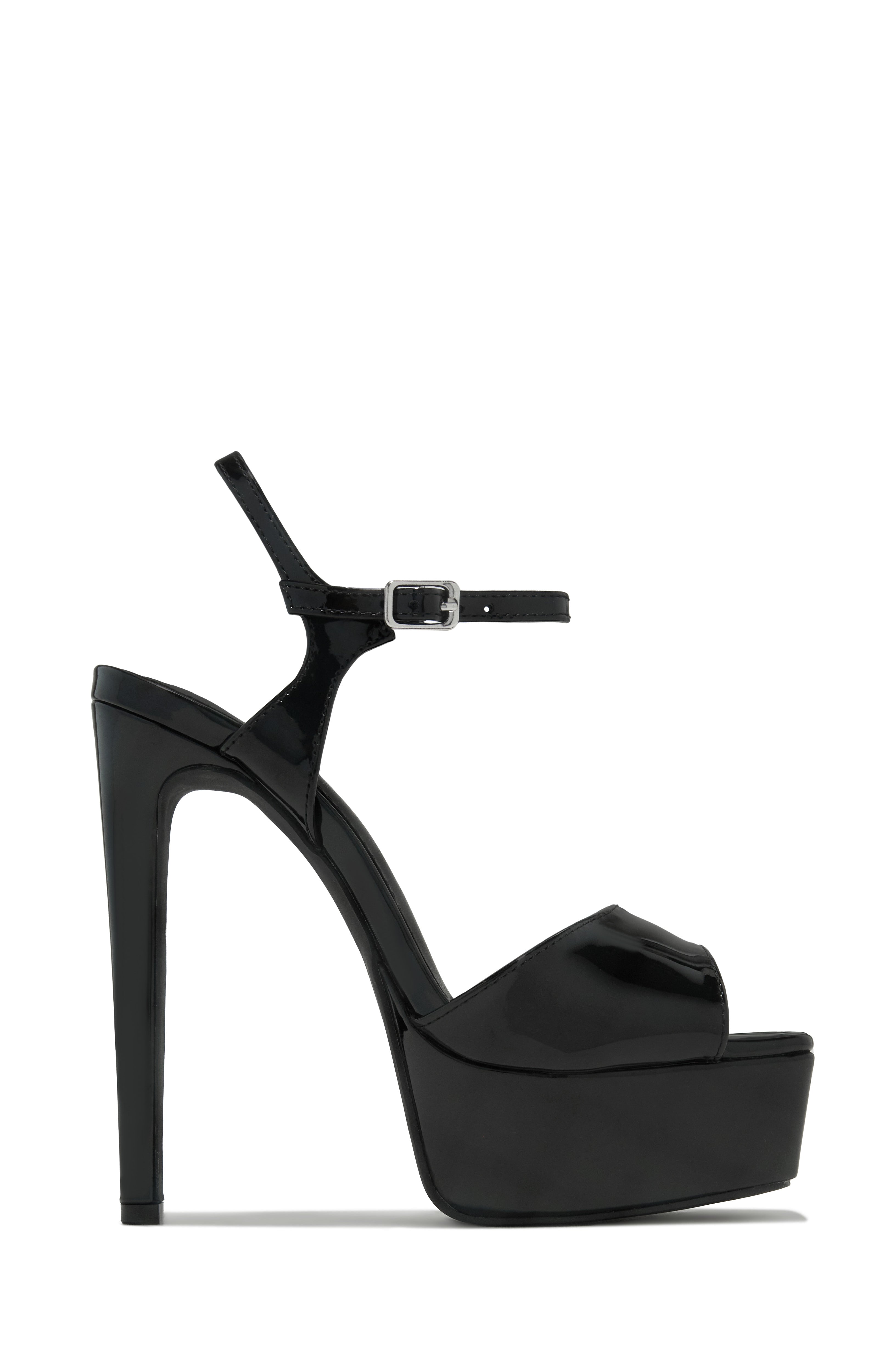 Paulina Platform High Heels - Black