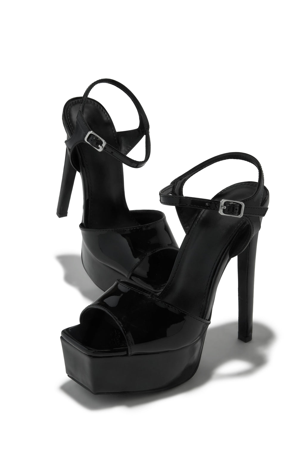 Paulina Platform High Heels - Black